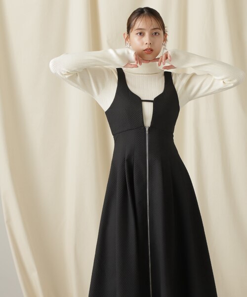 ⭐︎ JILL by JILL STUART フクレジャガードジャンパースカート⭐︎ フクレジャガードジャンパースカート｜ジルバイジルスチュアート