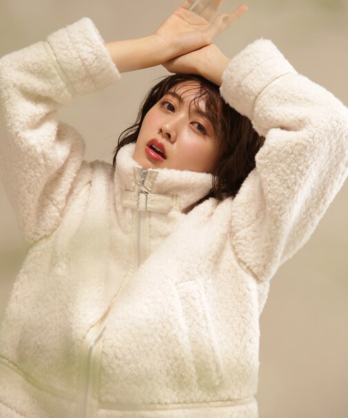 フェイクムートンフライトジャケット