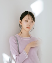 モノグラムニットワンピース