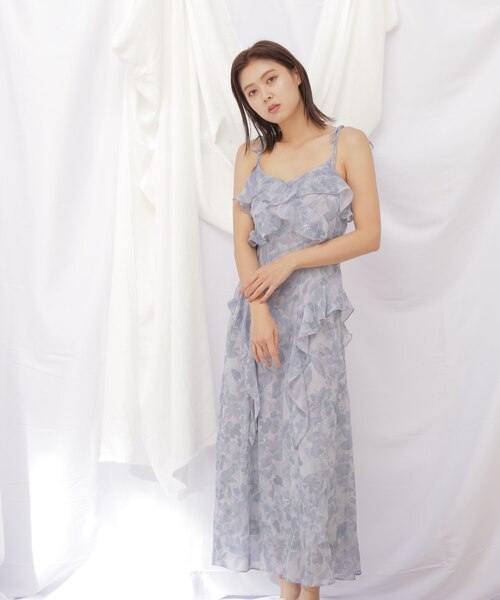 ジルバイジルスチュアート ミントカラーな花柄ワンピース JILL by JILL STUART（ジルバイジルスチュアート）の