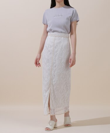 Iラインレーススカート