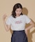 オーガニック刺繍ロゴTシャツ　