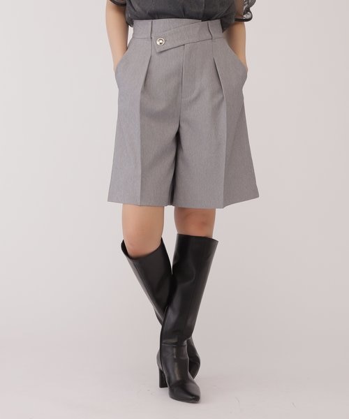 新品　ジルバイジルスチュアート　ベーシックツイルセミフレアスカート　ネイビー セール】◇ベーシックツイルセミフレアースカート（スカート