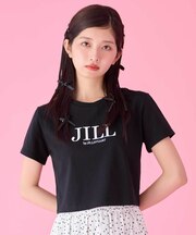 ショート丈刺繍ロゴTシャツオーガニックコットン