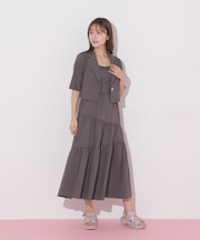 ジャケットジャンスカセットアップ