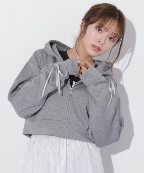 ギャザースリーブダイバーパーカー