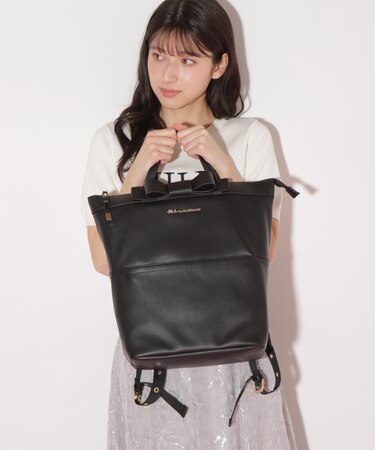 リボンスクエアバックパック
