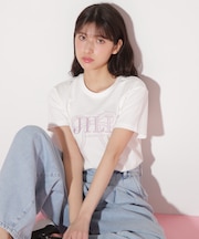 ビッグリボンロゴ刺繍Tシャツ