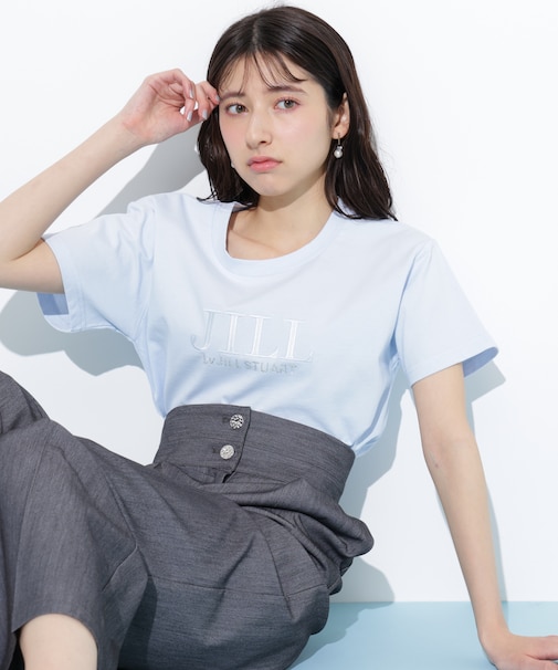 オーガニックコットン刺繍＆ホットフィットロゴTシャツ