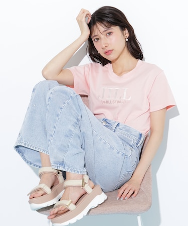 オーガニックコットン刺繍＆ホットフィットロゴTシャツ