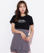 オーガニックコットンリボンフレームロゴTシャツ