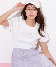 オーガニックコットンリボンフレームロゴTシャツ