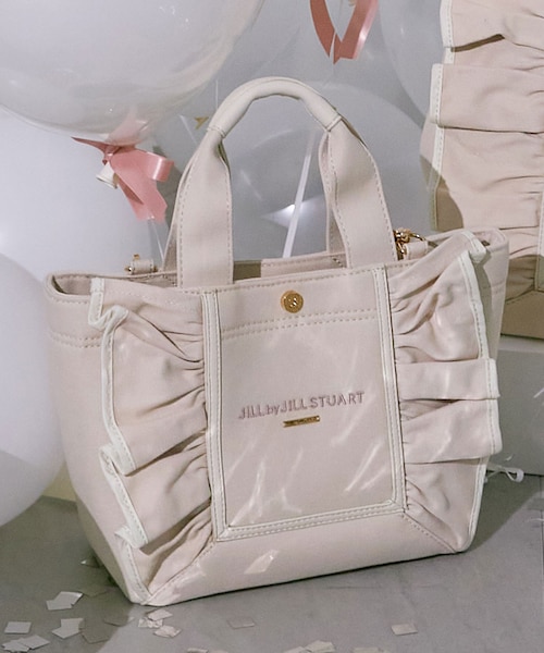 【新品未使用】JILLbyJILLSTUART フレームフリルトート 小 フレームフリルトート小（トートバッグ）｜JILL by JILL STUART