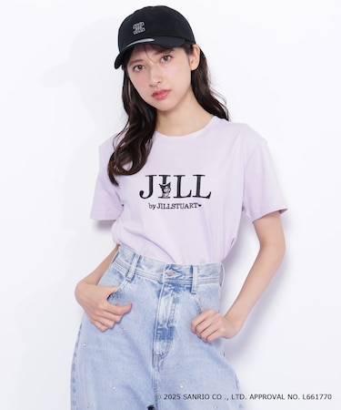 ＜マイメロディ＆クロミコラボ＞オーガニックコットン刺繍ロゴTシャツ