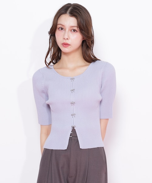 アシメリボンニット｜ジルバイジルスチュアートの通販｜&mall（アンド