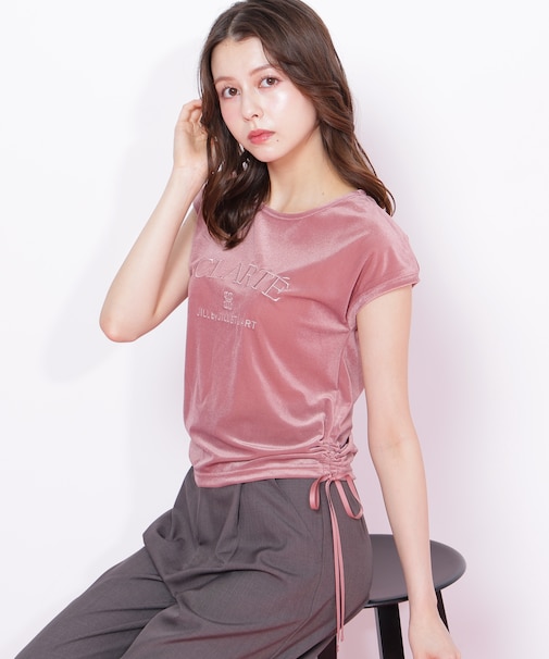 ベロアコンパクトTシャツ