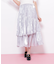 割繊ティアードスカート