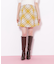 ループヤーンチェックミニスカート