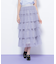 フリルテープティアードスカート