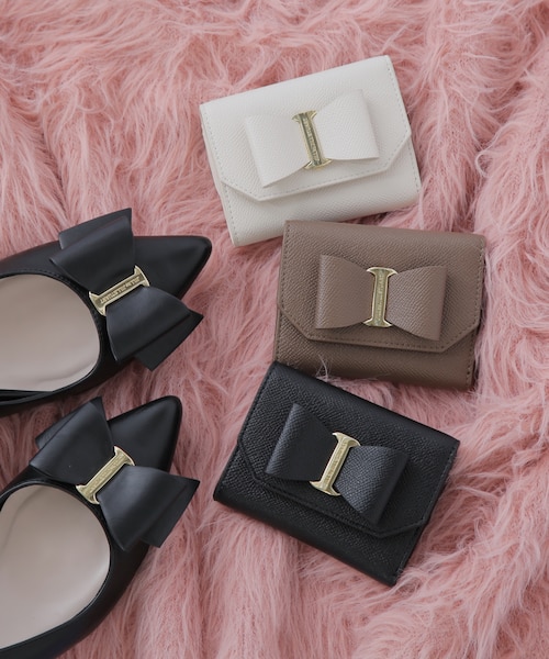 メタルプレートリボンウォレット|ジルバイジルスチュアートの通販 メタルプレートリボンウォレット|ジルバイジルスチュアートの通販