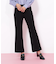 バックリボンフレアパンツ