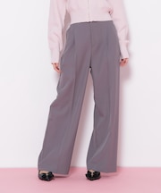 ＜セットアップ対応＞ベーシックツイルビットベルトパンツ