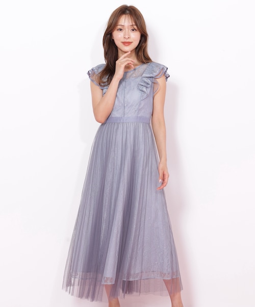 JILL by JILLSTUART♡ モールレースワンピース ジルバイ 新品 配色パイピングレースワンピース｜ジルバイジルスチュアートの