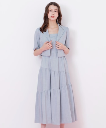 ジャケットジャンスカセットアップ