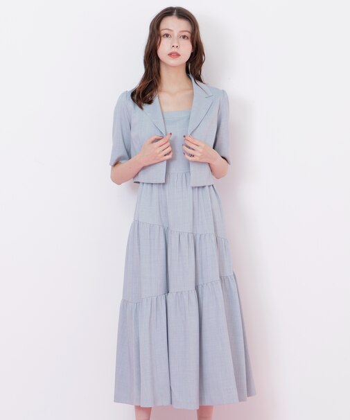 ジャケットジャンスカセットアップ