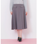 ウーリッシュフラノタックフレアスカート