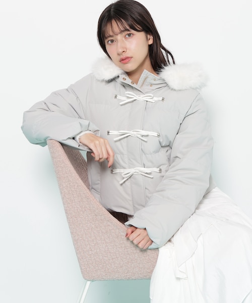 リボンダッフルダウン｜ジルバイジルスチュアートの通販｜&mall