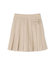 サイドベルトプリーツミニスカート