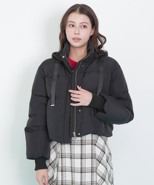 ジルバイジルスチュアート　マルチウェイショートダウン　 ブラック マルチウェイショートダウン｜ジルバイジルスチュアートの通販