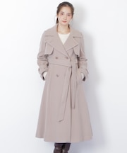 ウールレディトレンチコート