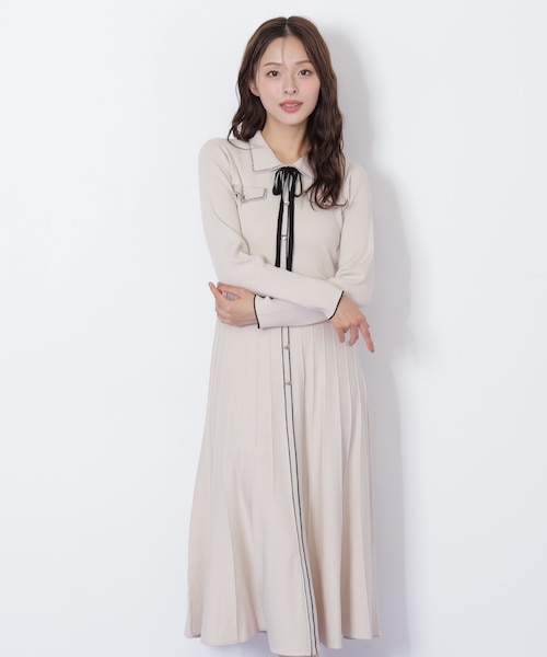 ステッチカラーニットワンピース｜ジルバイジルスチュアートの