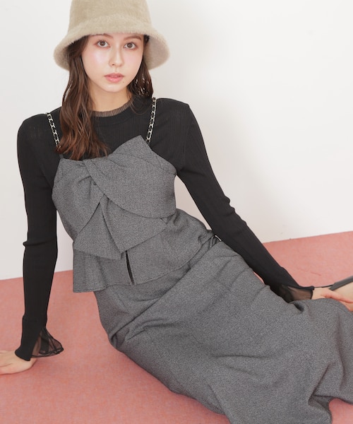 リボンナロージャンスカ｜ジルバイジルスチュアートの通販｜&mall