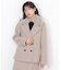 フェイクファー衿付ジャケット