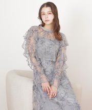 フェザーレース2ピースワンピース