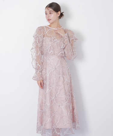 フェザーレース2ピースワンピース