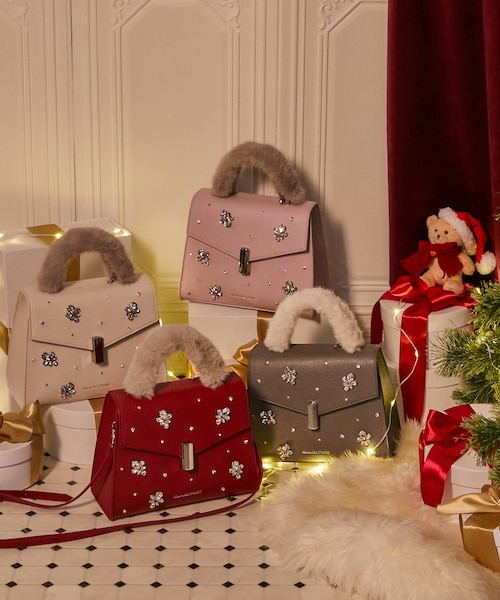 ランダムビジューファーハンドルバッグ｜ジルバイジルスチュアートの