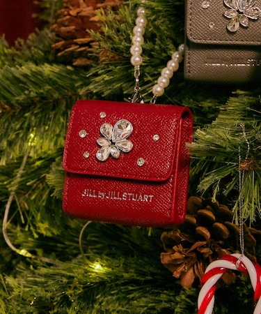 ランダムビジューミニバッグポーチ