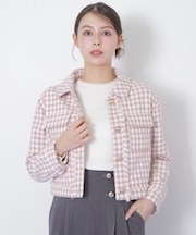 千鳥ツイードジャケット