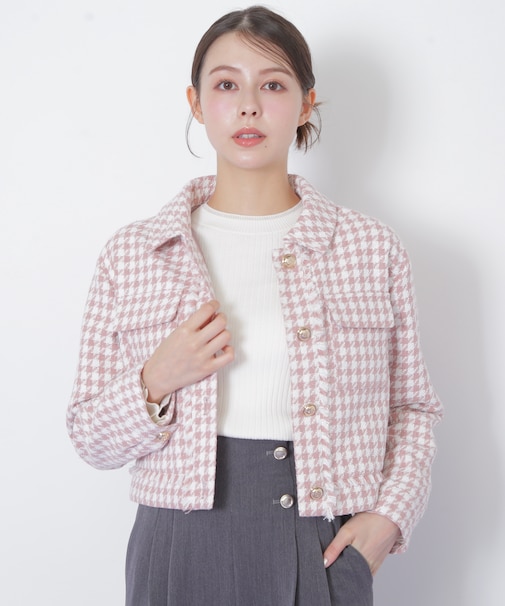 千鳥ツイードジャケット