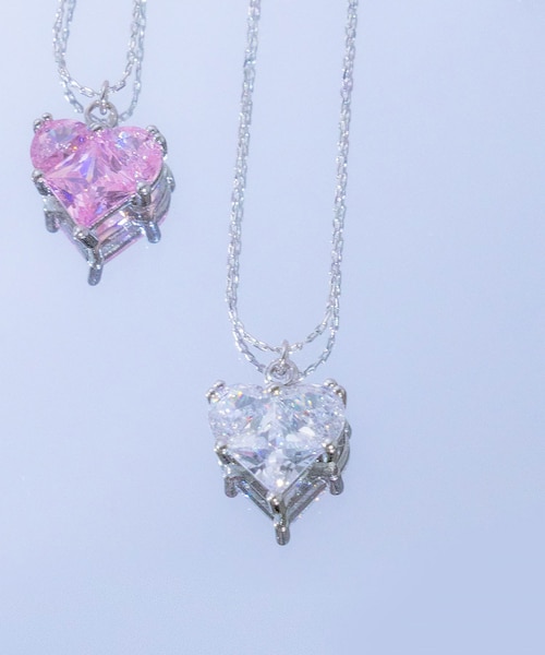 Cubic ハートネックレス｜ジルバイジルスチュアートの通販｜&mall