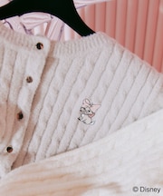 Disney Marie／シャギーケーブルカーディガン