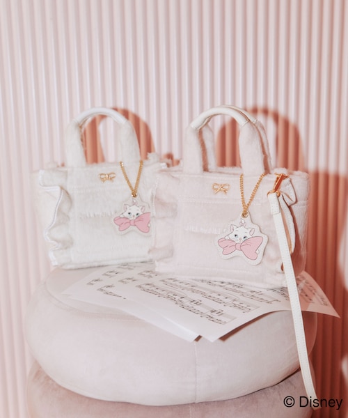 ジルバイジルスチュアート　ディズニーマリー　ミニフリルトートバッグ Disney Marie／ミニフリルトートバッグ｜ジルバイジルスチュアートの