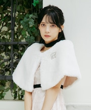 ＜ｍｉｋｕさんコラボ＞フェイクファーケープ