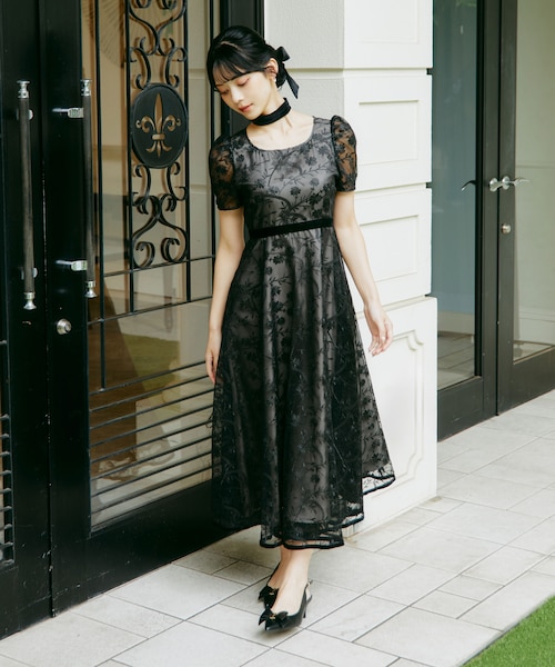 mikuさんコラボ＞エンブロイダリーレースドレス｜ジルバイジル