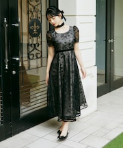 <mikuさんコラボ>エンブロイダリーレースドレス