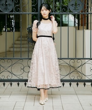 ＜ｍｉｋｕさんコラボ＞エンブロイダリーレースドレス